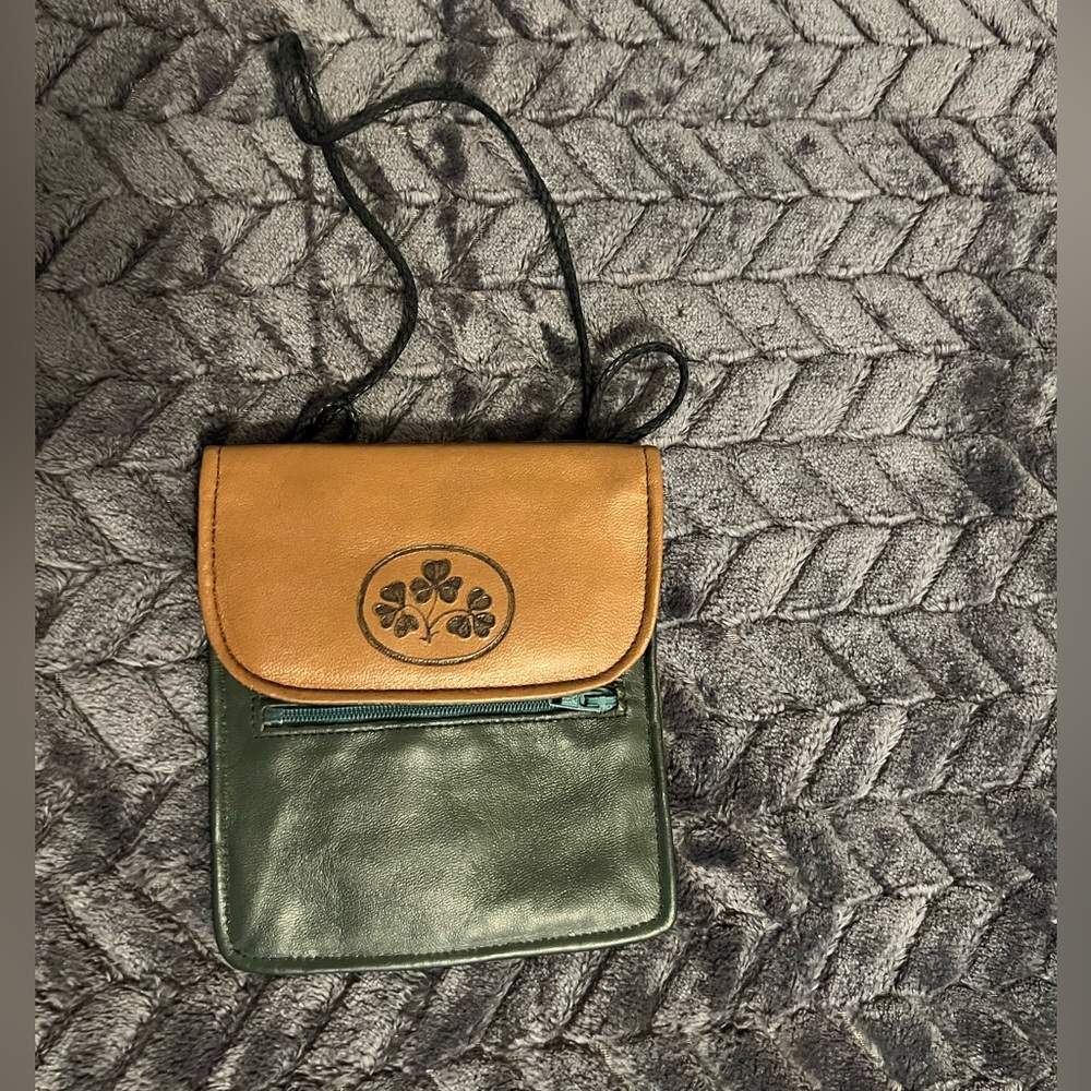 Made in Ireland Genuine Leather Crossbody Pouch